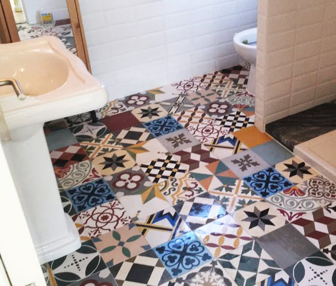 bespoke patchwork tiles